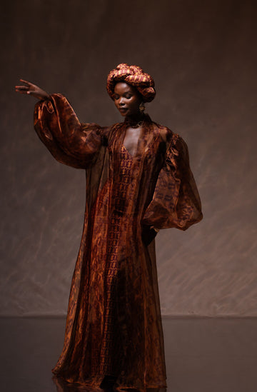 Wanni Fuga Anagram Slip dress